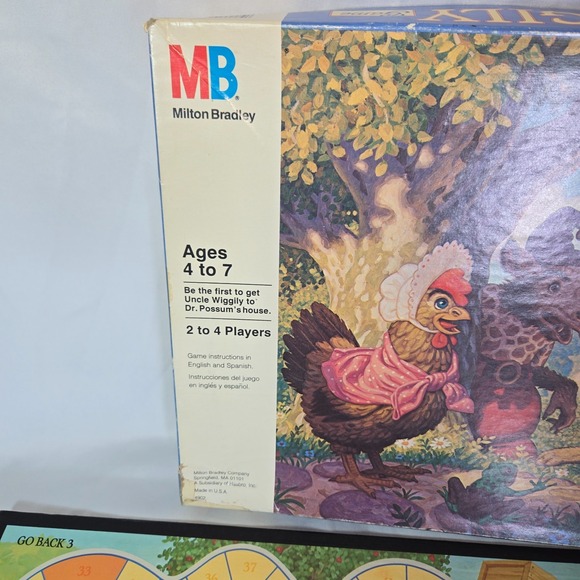 Uncle Wiggily Vintage Board Game 1988 Complete Great Condition Milton Bradley - Picture 12 of 13